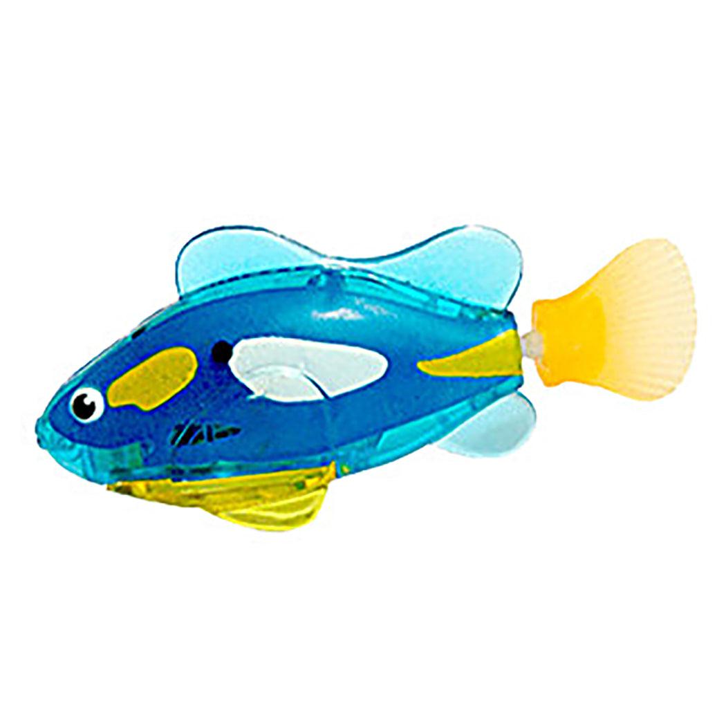 Led Light Swimmer: Interactive Pet Fish Electronic Cat Toys With Grass