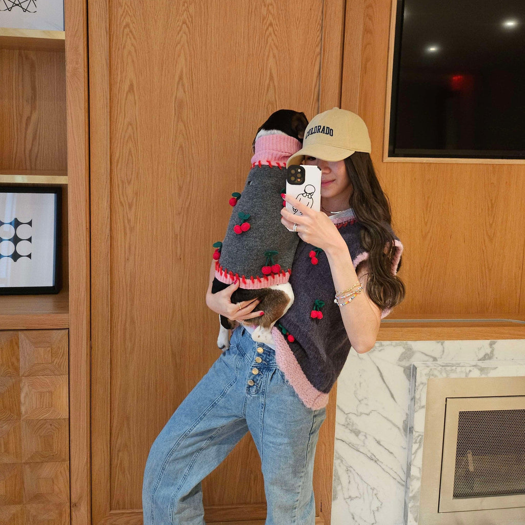 Cherries on Top Knit Vest