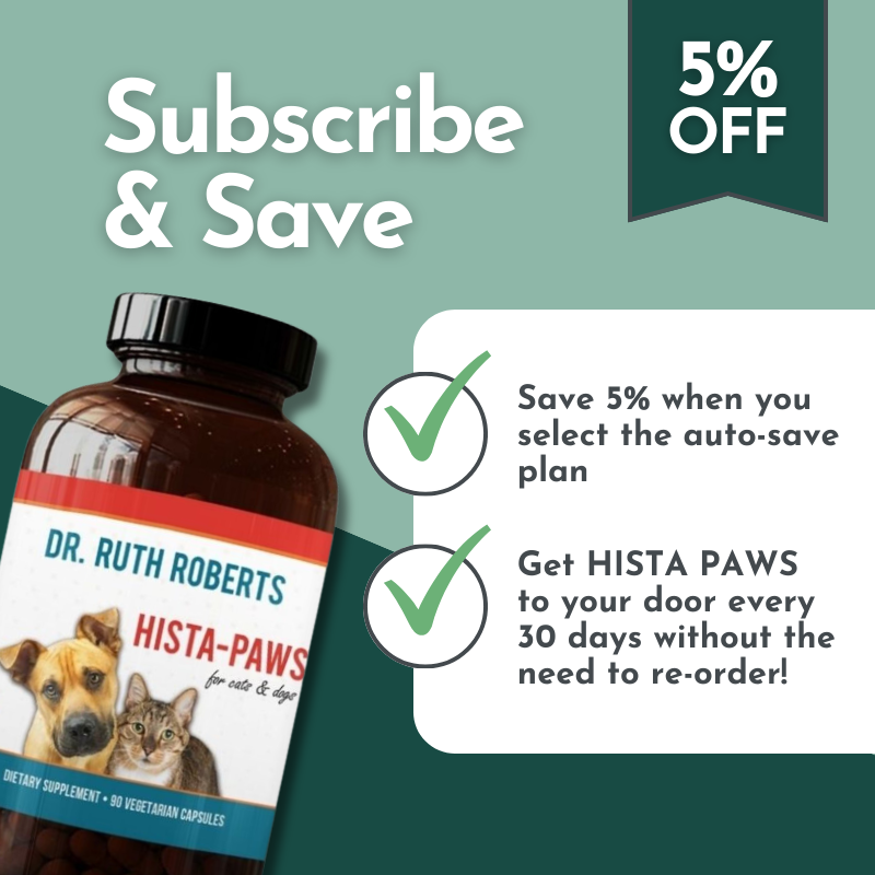 PRE-ORDER Hista Paws – with Quercetin for Dogs and Cats