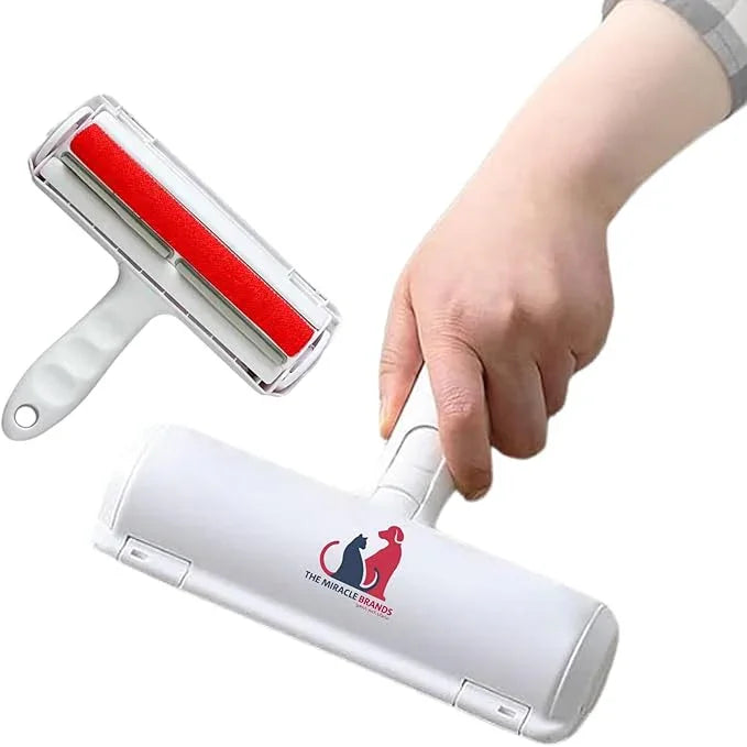 The Miracle Brands Pet Hair Remover Roller - RED
