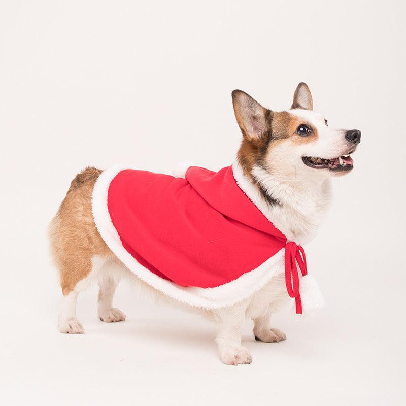Festive Pet Christmas Cloak - Create A Joyful Atmosphere For Your Furry Friend!