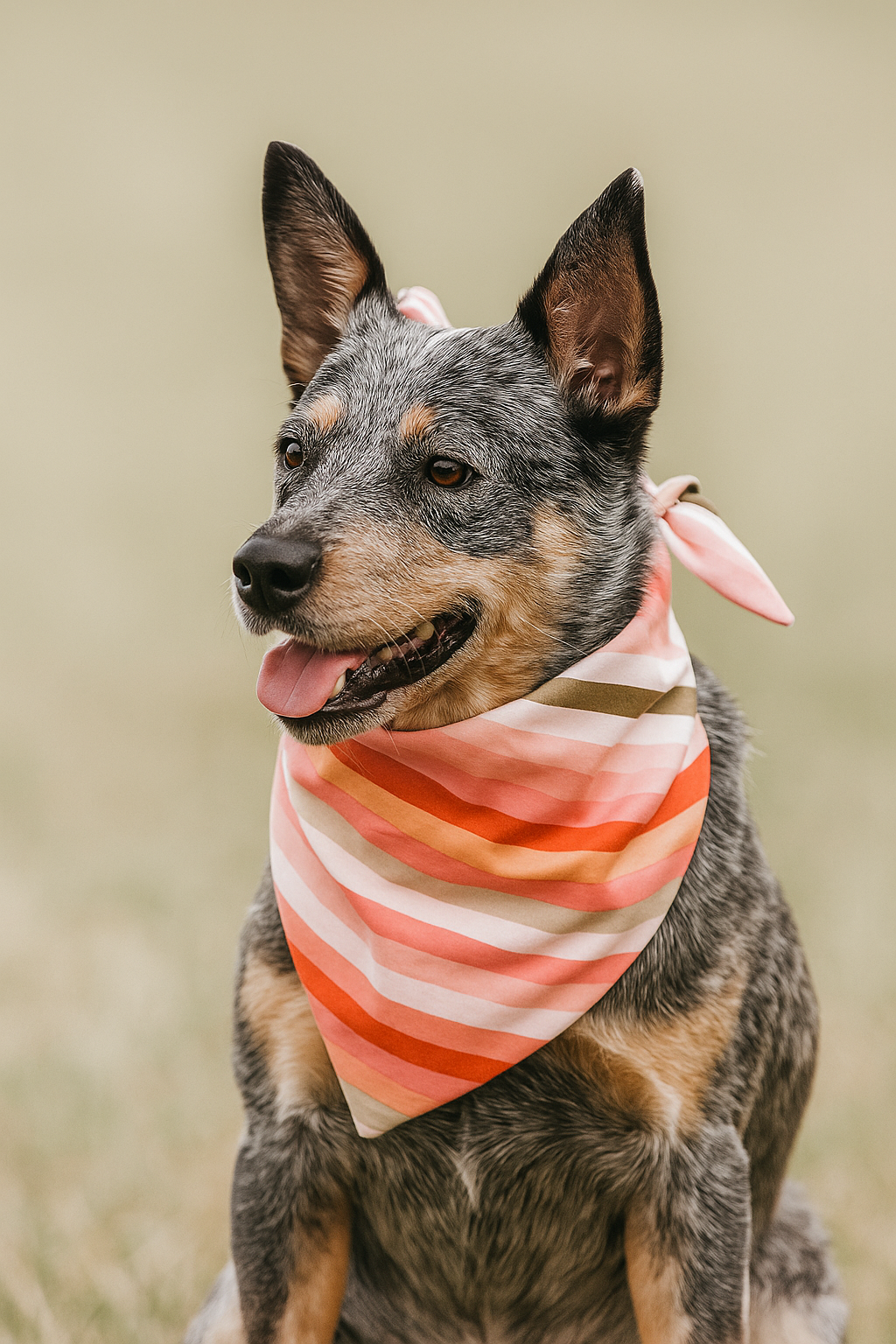 Boho Stripes Dog Bandana