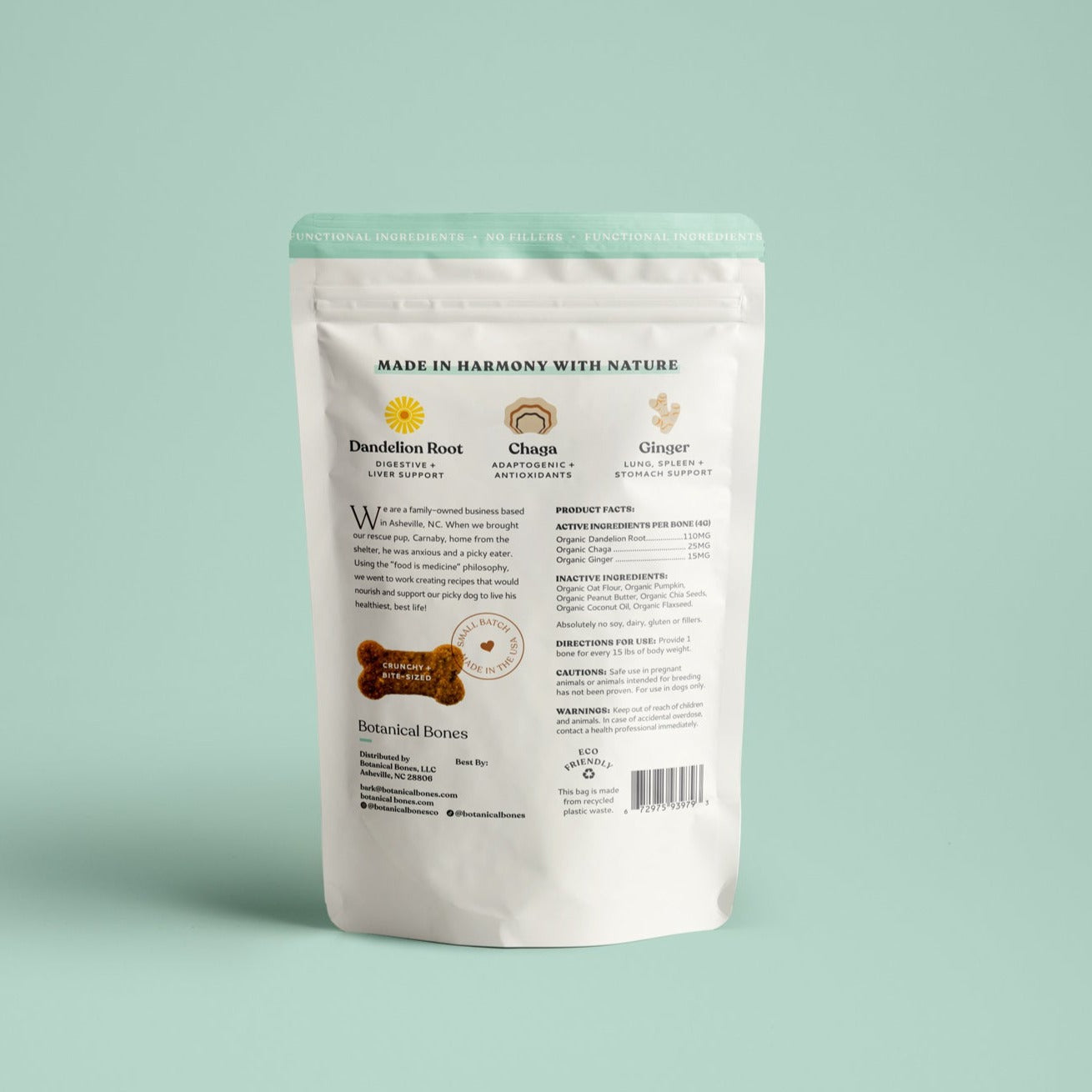 Inner Glow | Digestive Plant-Based Dog Treats with Pumpkin & Ginger