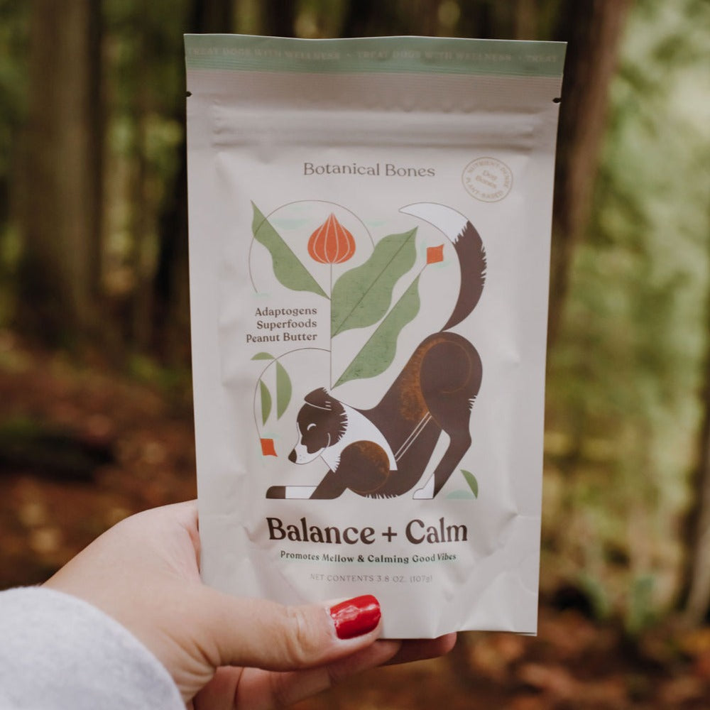 Balance + Calm | Calming Plant-Based Dog Treats for Anxiety with Ashwagandha