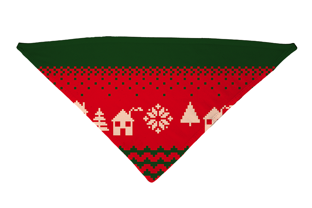 Nordic Red Dog Bandana