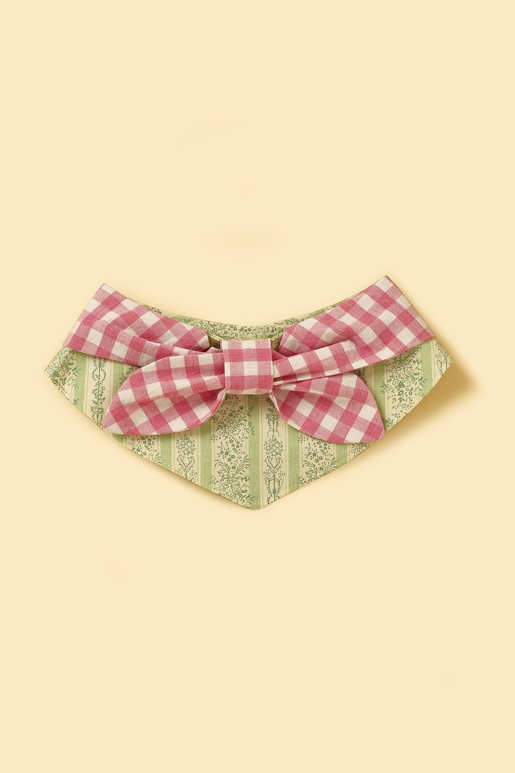 Picnic Bliss Floral Gingham Print Bandana