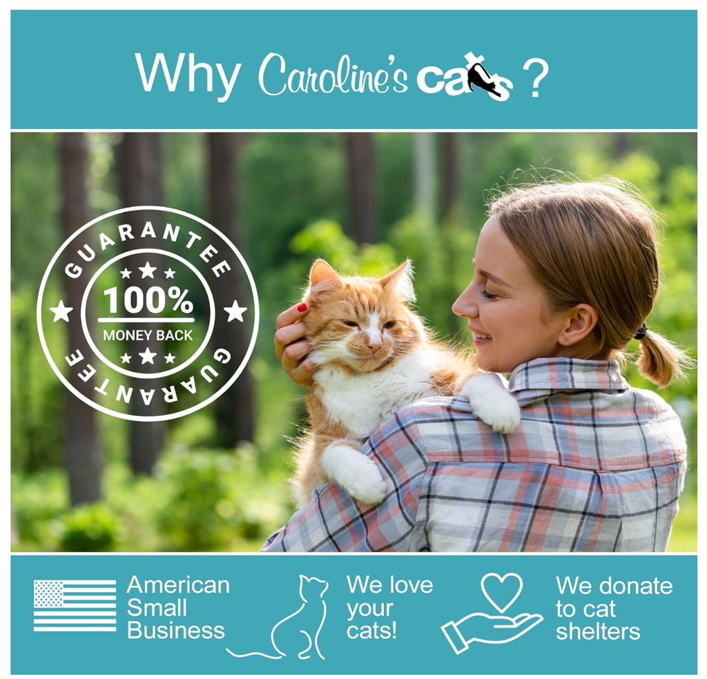 Caroline's Cats Silvervine Powder Packets for Cat Toys - Gall Fruit Refill Pouches More Potent Than Catnip Replacements for Flapping Bird, Flopping Fish, and More