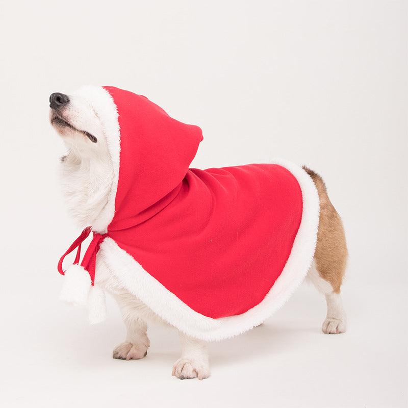 Festive Pet Christmas Cloak - Create A Joyful Atmosphere For Your Furry Friend!