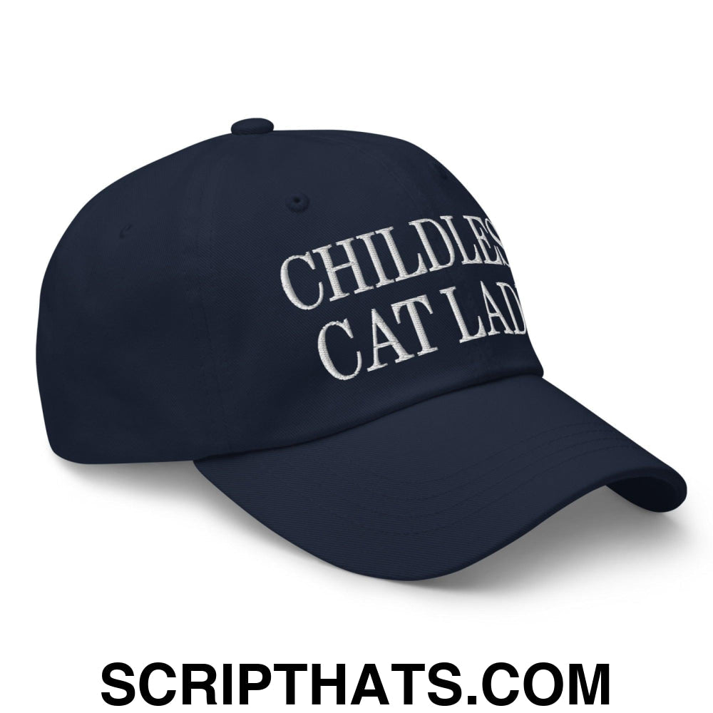 Childless Cat Lady Dad Hat