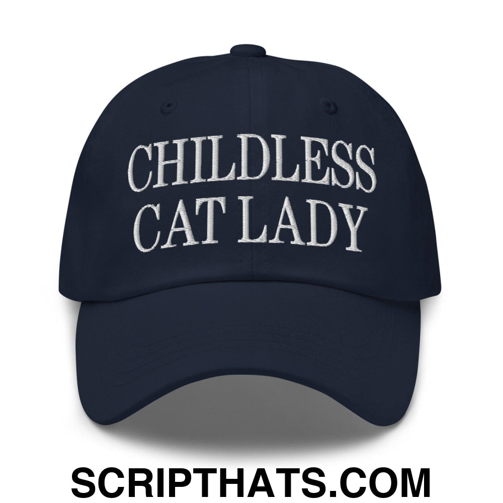 Childless Cat Lady Dad Hat