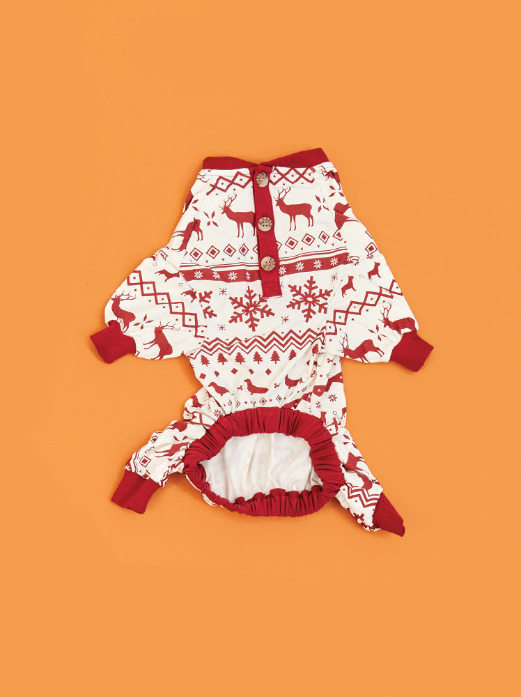 Festive Fam Holiday Pajama (Dog & Kids)