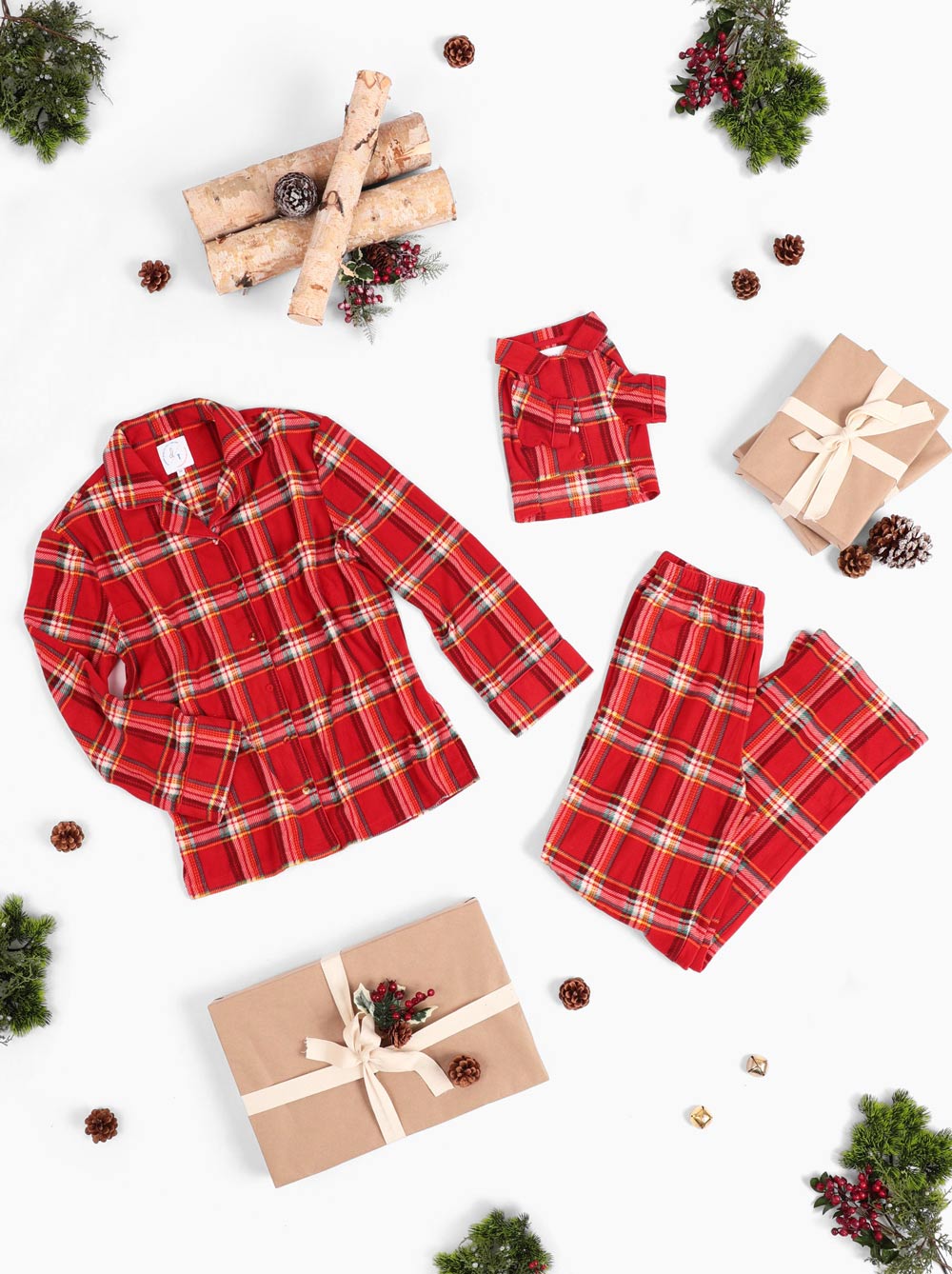Fleece Plaid Pajama
