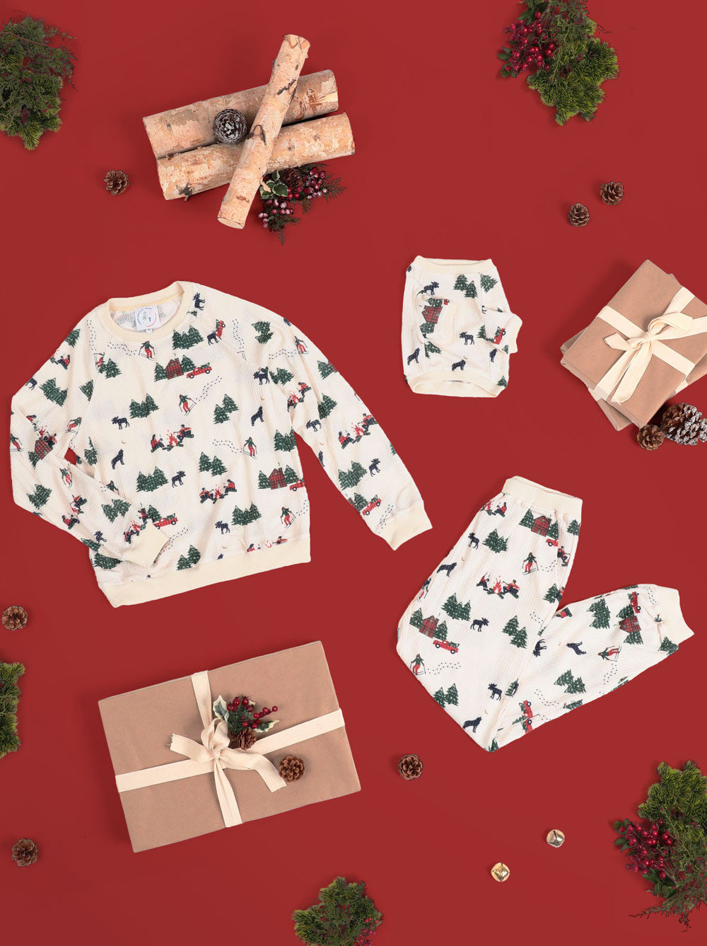 Waffle Knit Pajama (Dog)