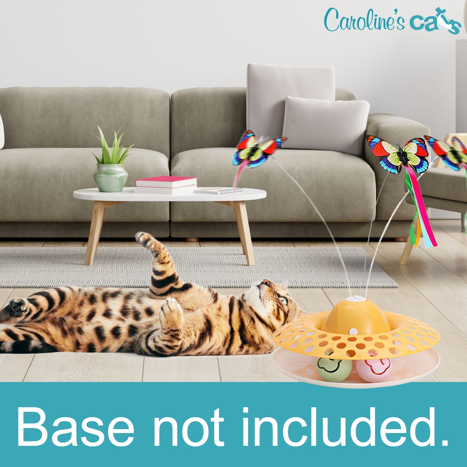 Caroline's Cats Butterfly Replacement Pack for Interacitve Butterfly Toy